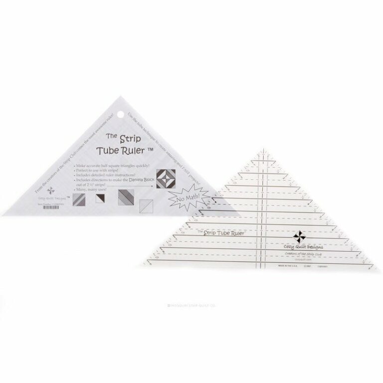 The Strip Tube Ruler Cozy Quilt Designs HST Half Square Triangles