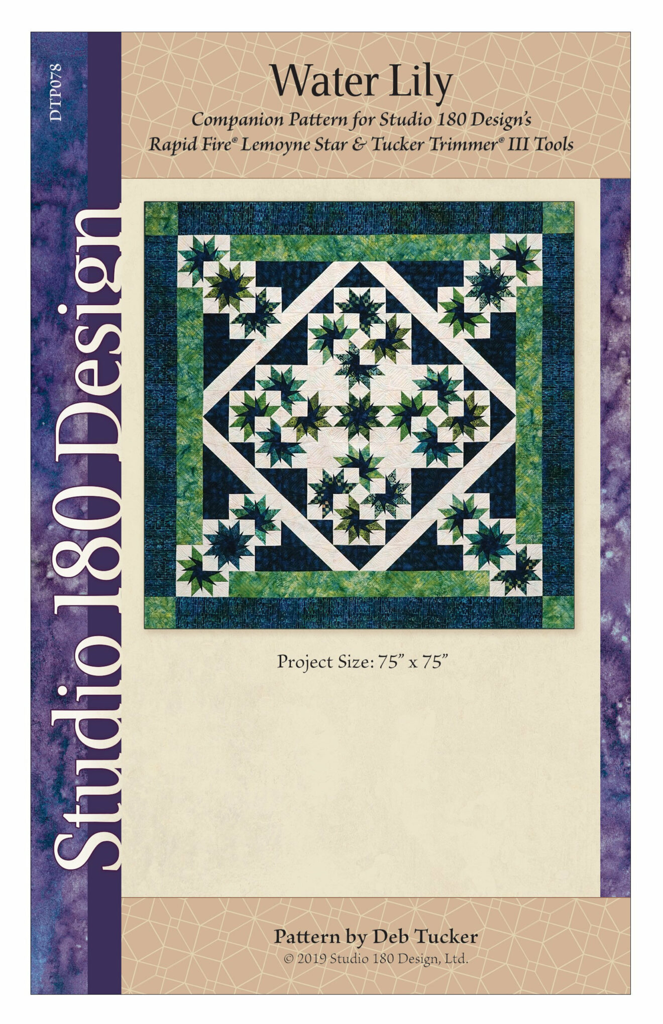 Water Lily Quilt Pattern Studio 180 Design River Valley Fabrics by