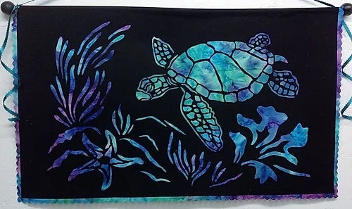 Stained Glass Sea Turtle - PATTERN ONLY