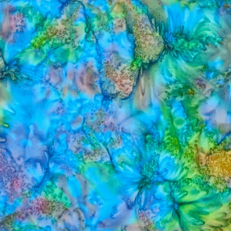 Batik Textiles - 4753 - Blue Purple Watercolor Blender - Napa Valley Wine Fabric