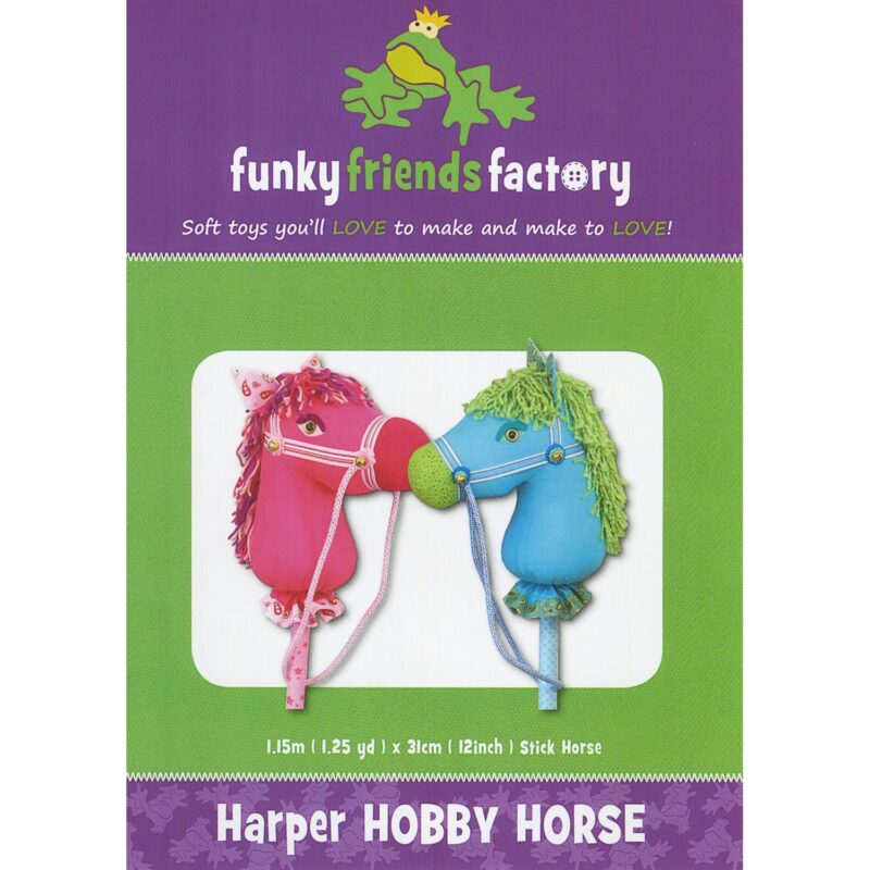 Harper Hobby Horse - Sewing Pattern - Funky Friends Factory - Pauline McArthur