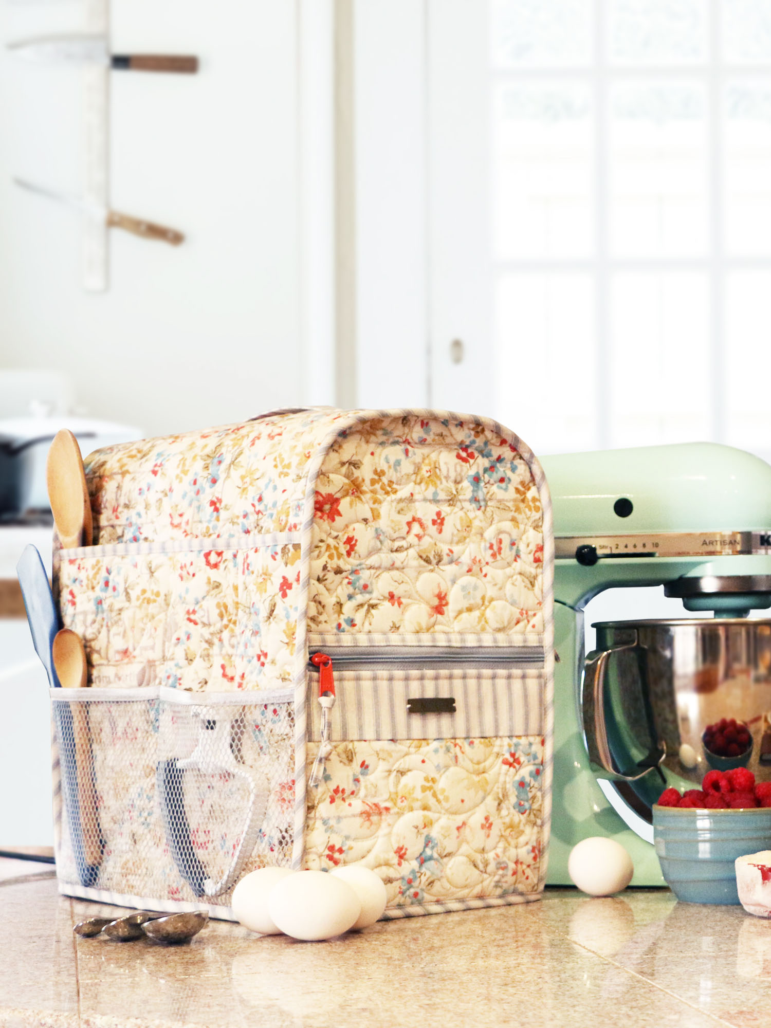 How To Sew A KitchenAid Stand Mixer Cover With Free Sewing Pattern