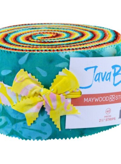 Maywood Studio Java Batik Jelly Roll Fabric Strip Posie ST-MASJAB-POS