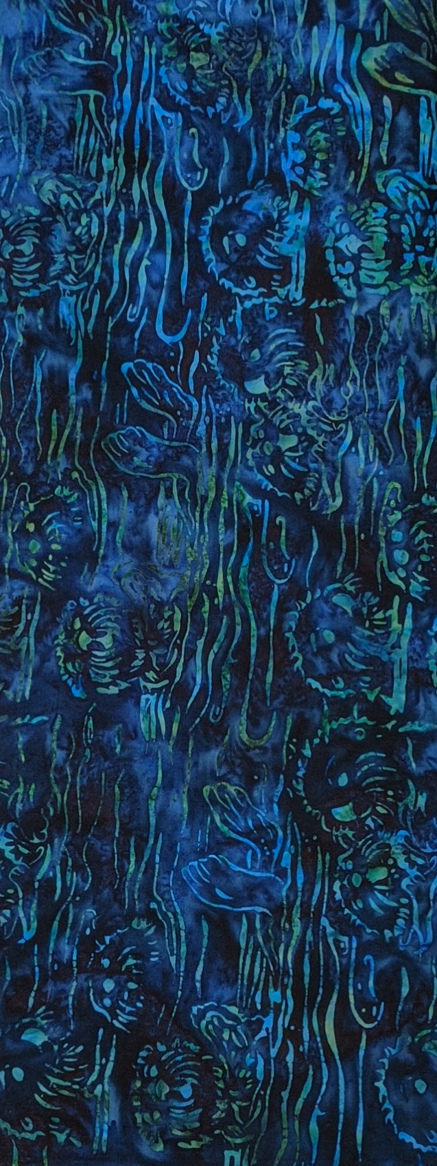 Hoffman Fabrics Lapis Blue Otter Batik Fabric H2281-123-Lapis