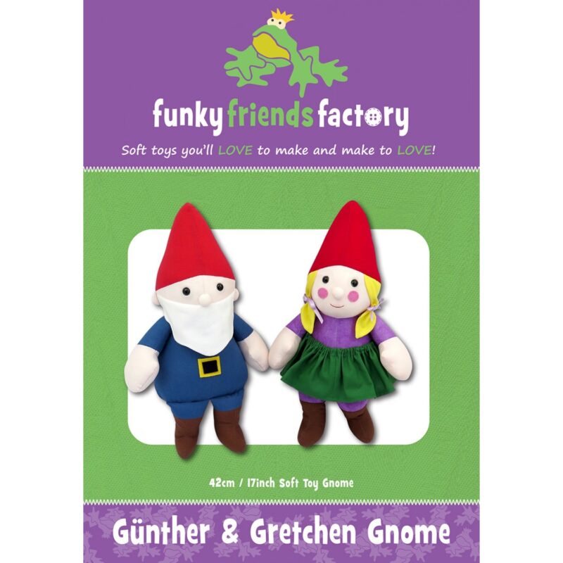 Gunther & Gretchen - Sewing Pattern - Funky Friends Factory - Pauline McArthur
