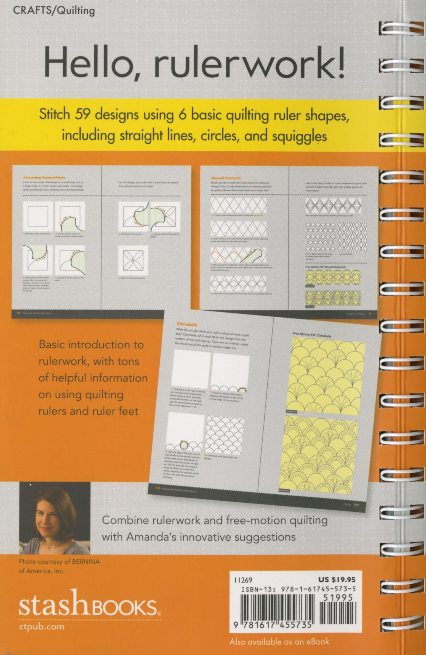 Rulerwork Quilting Idea Book Amanda Murphy Uses Bernina Rulers