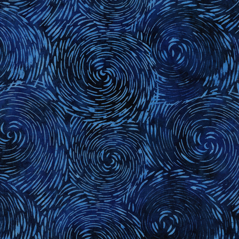 Island Batik – IB 112137591 – Midnight Blue Fast Swirl – Constellations ...