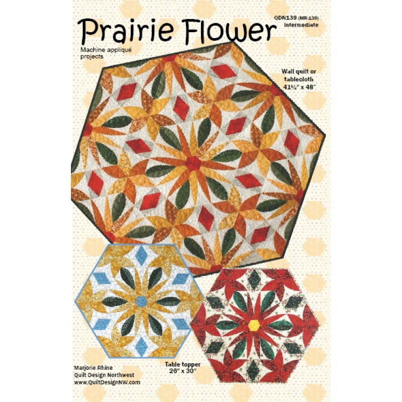 Quilt Pattern-hard Copy Pattern Prairie Blooms Quilt 