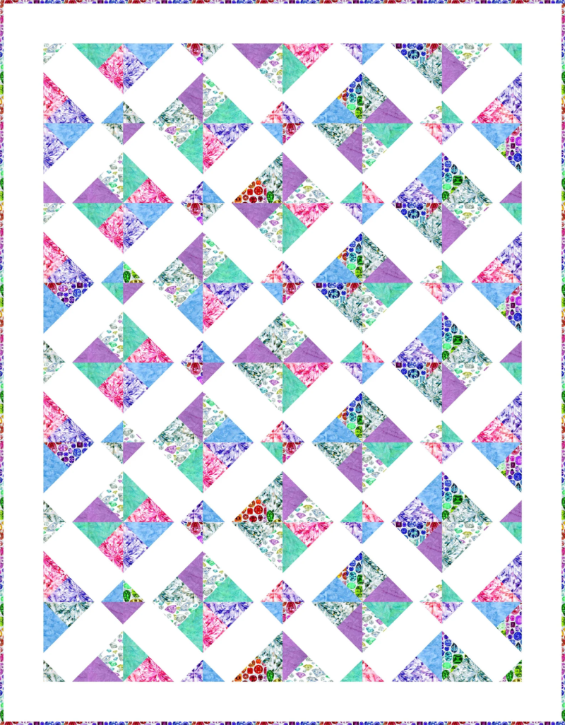 Crystal Charm Quilt Pattern - Marjorie Rhine - Quilt Design NW - Image 3
