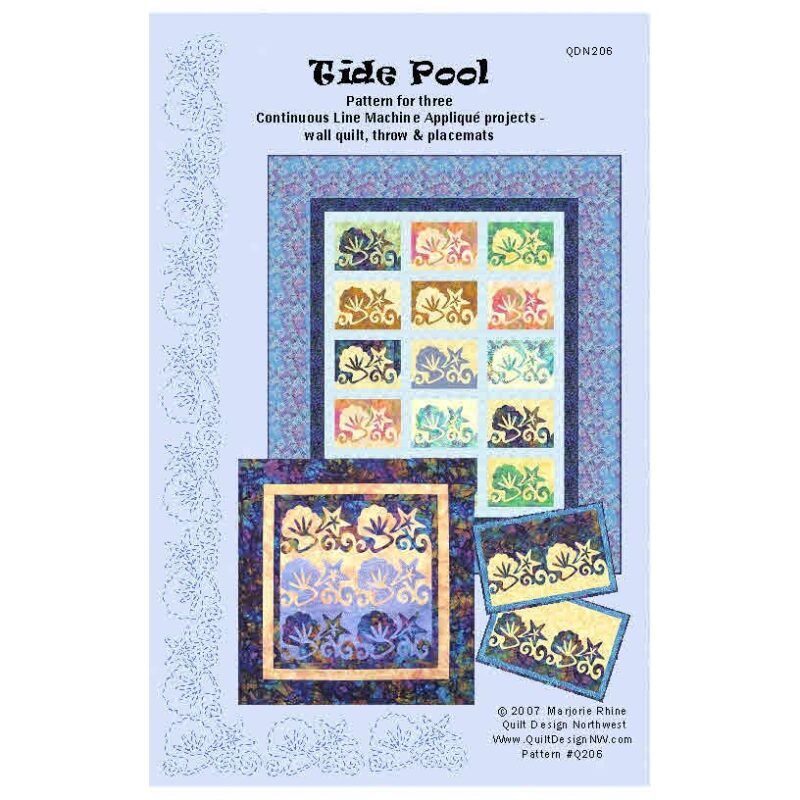 Tide Pool Quilt Pattern - Marjorie Rhine - Quilt Design NW