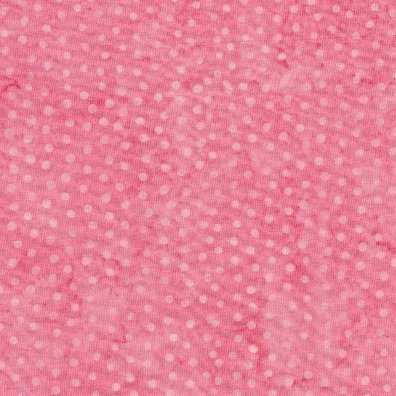 Majestic Batiks 035 Dots Ballet Pink Fabric Blender CREEKSIDE