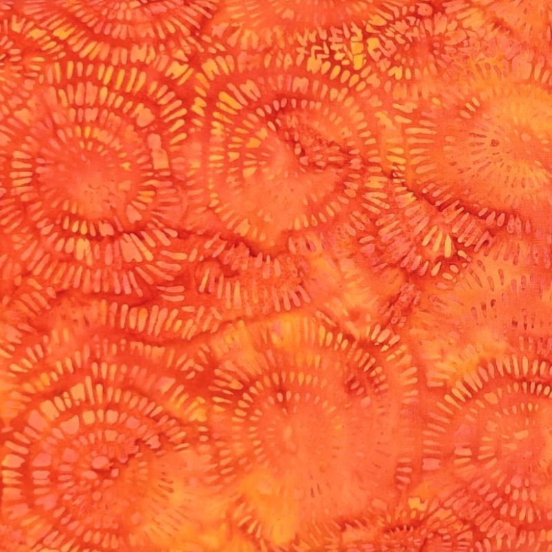 Island Batik - IB BE22-C2 - Pumpkin Dandelion - Foundations Blenders