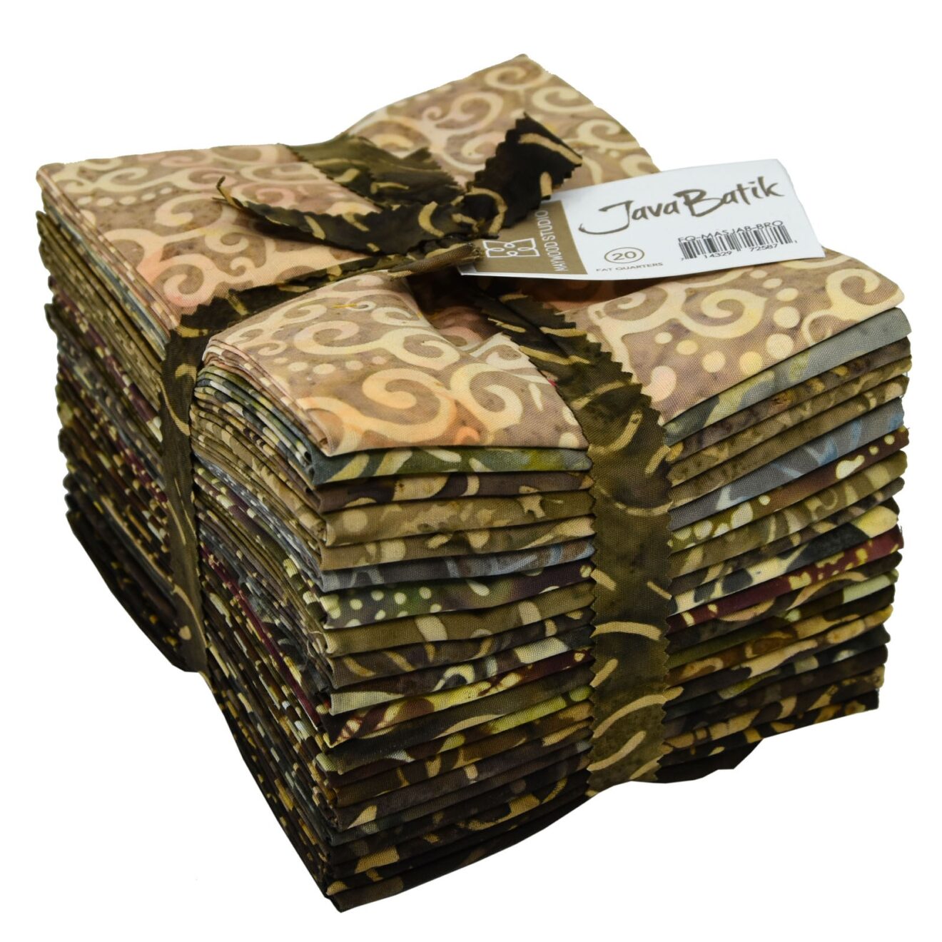 Brown – 20 Fat Quarters – 18″ x 20″ – Maywood Studio Java Batik Fabric ...
