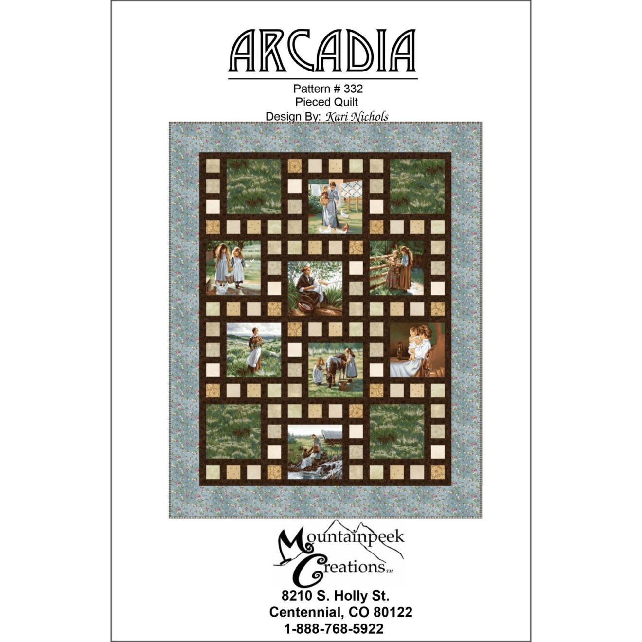 Arcadia Quilt Pattern Mountainpeek Creations Kari Nichols