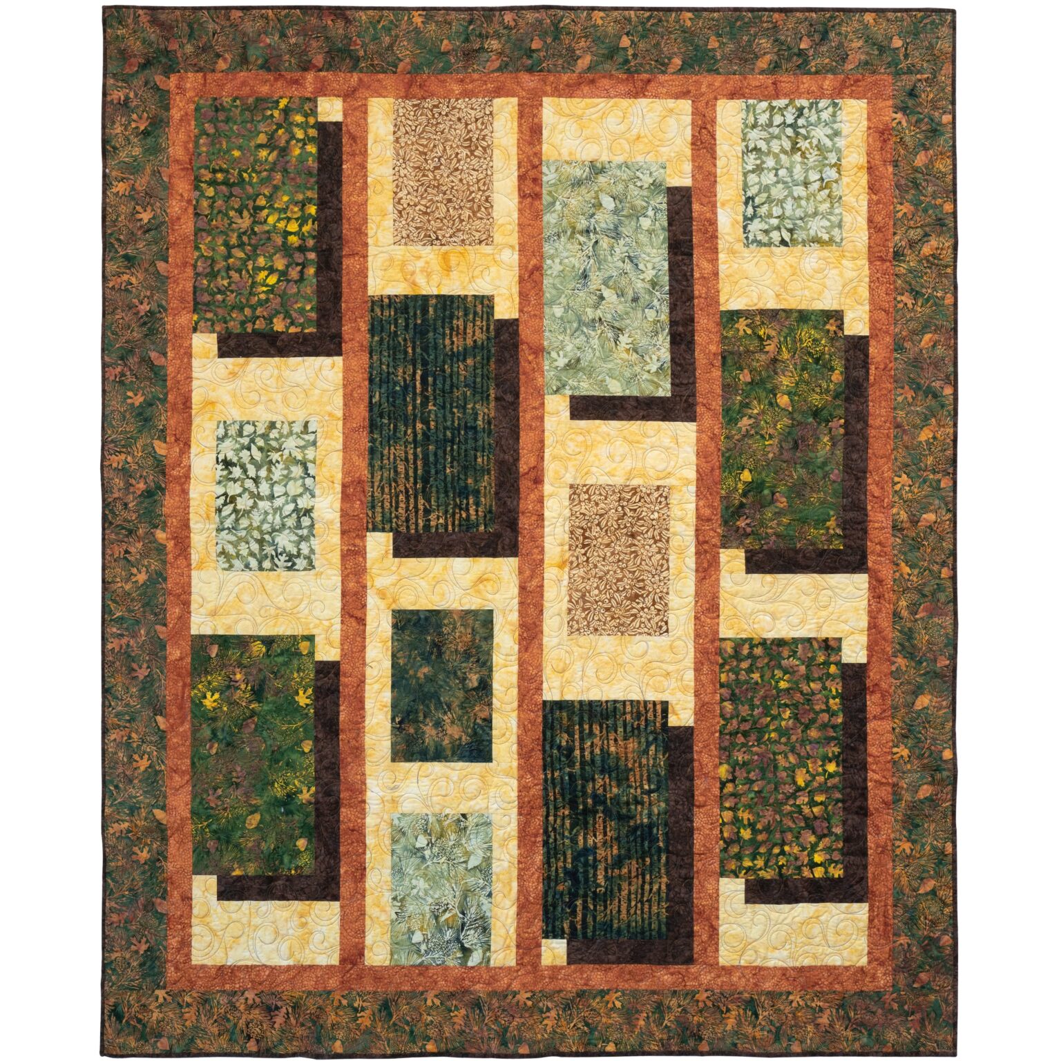 Accents Quilt Pattern Quilting Renditions Kari Nichols CREEKSIDE
