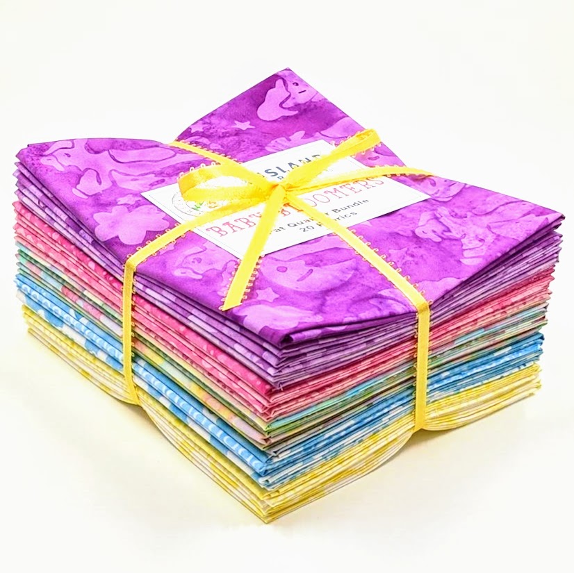 Rainbow Batik Fat Quarter Bundle - 20 Fat Quarters