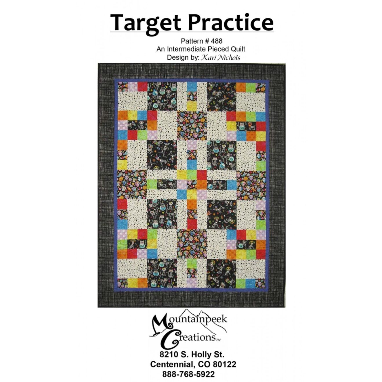 Target Practice Quilt Pattern Mountainpeek Creations Kari Nichols