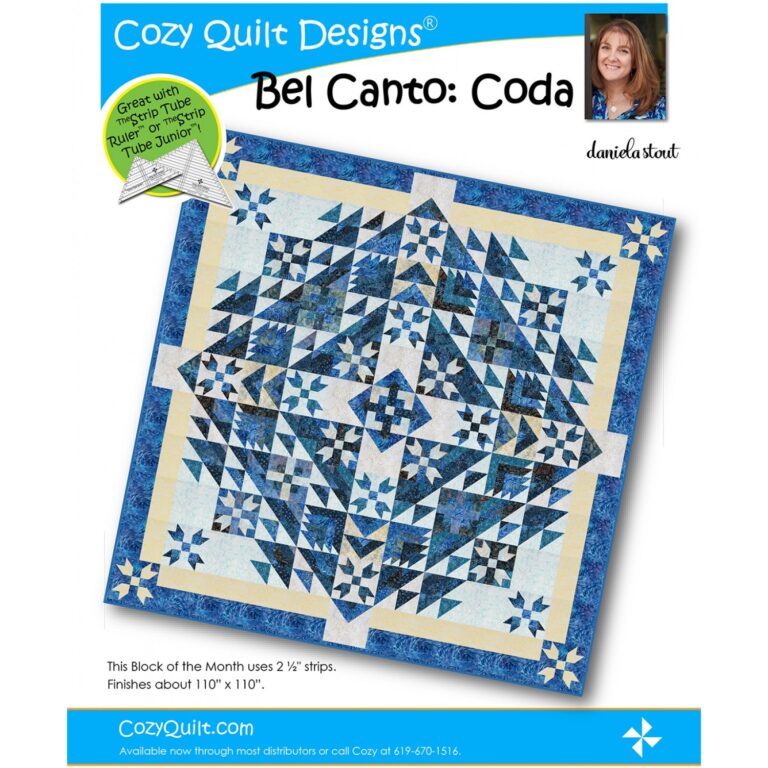 BEL CANTO CODA Quilt Pattern Cozy Quilt Designs Daniela Stout