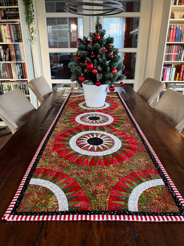 Christmas Ambience Floor Mat, Colorful Pattern Piecing Rug, Non