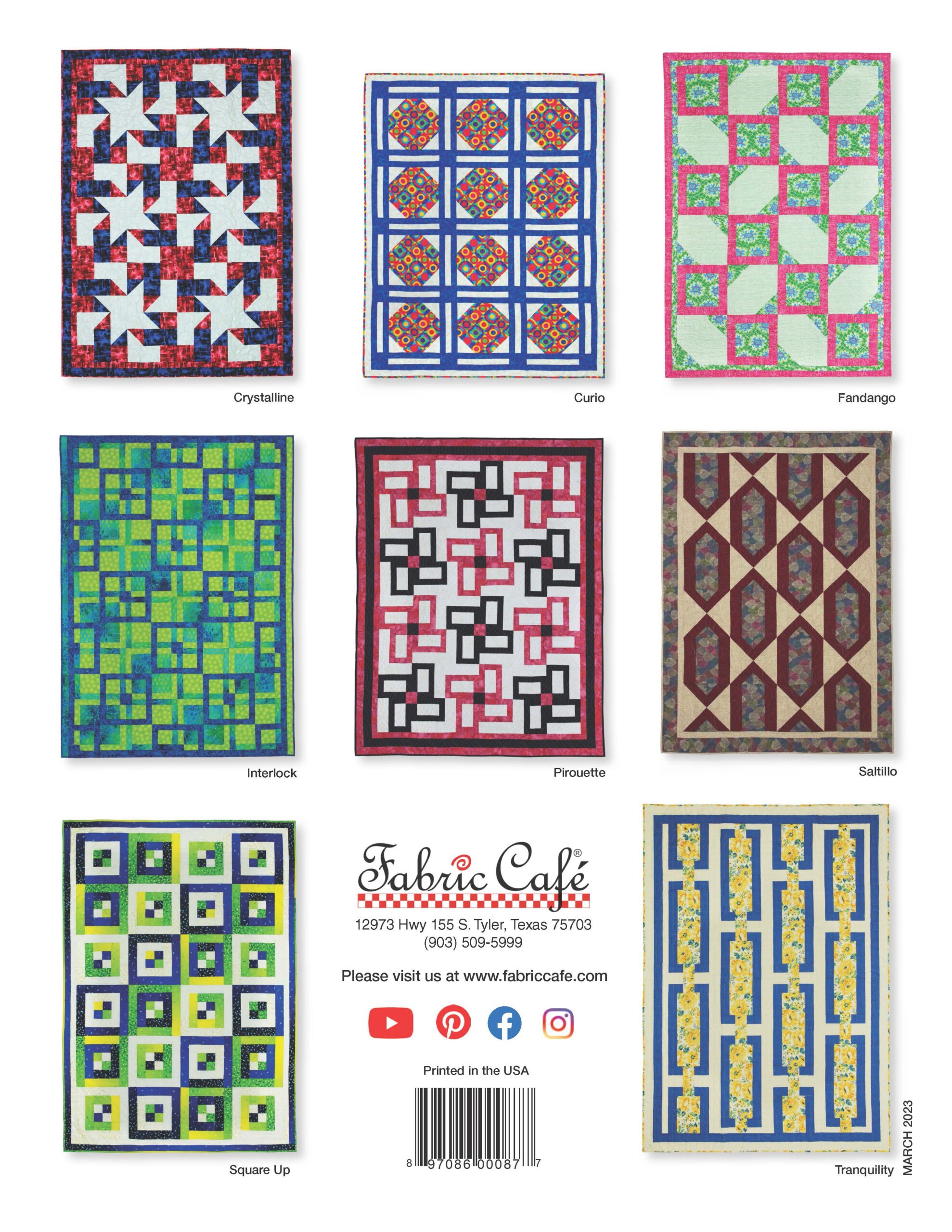 Pattern Testing–Fabric Café's Modern Views with 3-Yard Quilts–Part 4