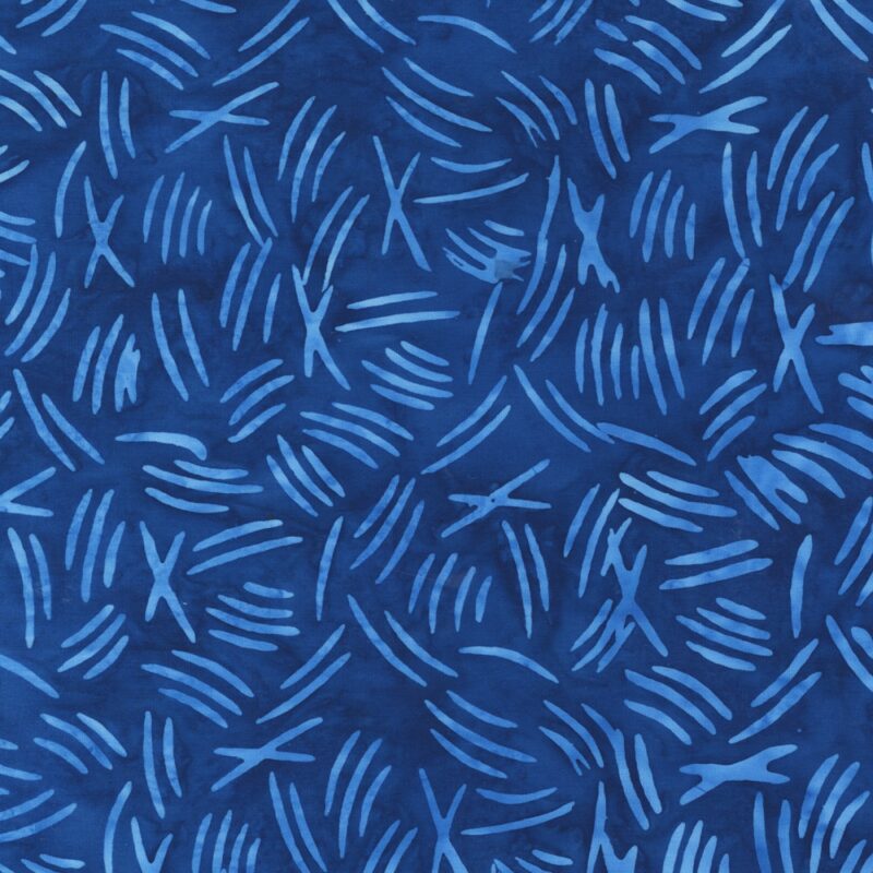 Anthology - 9189Q-7 Sky Cat Scratch - Cat Nap - Batik Fabric