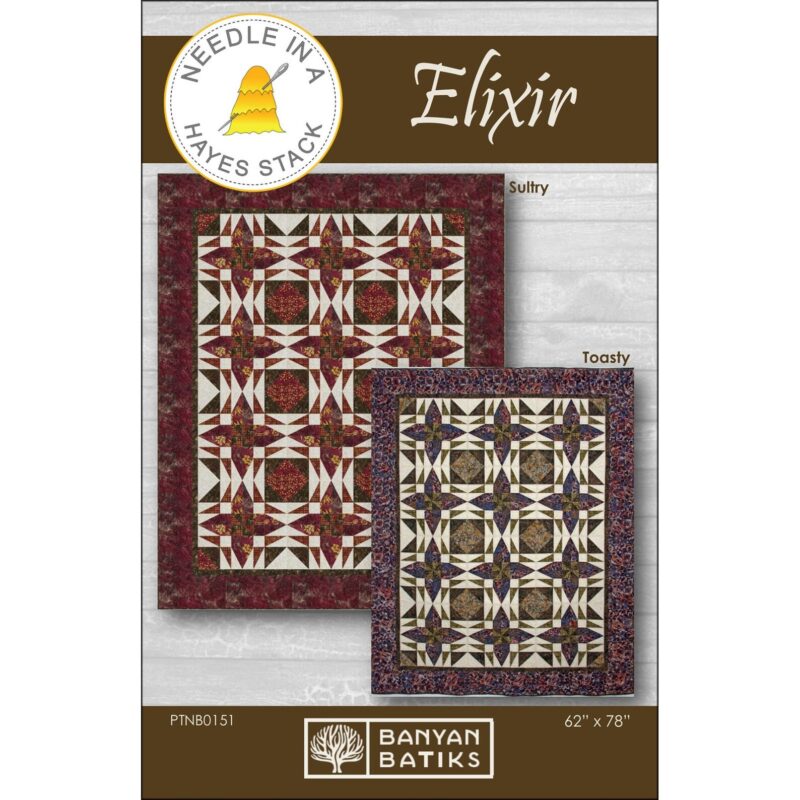 Elixer Quilt Pattern - Needle In A Hayes Stack - Tiffany Hayes