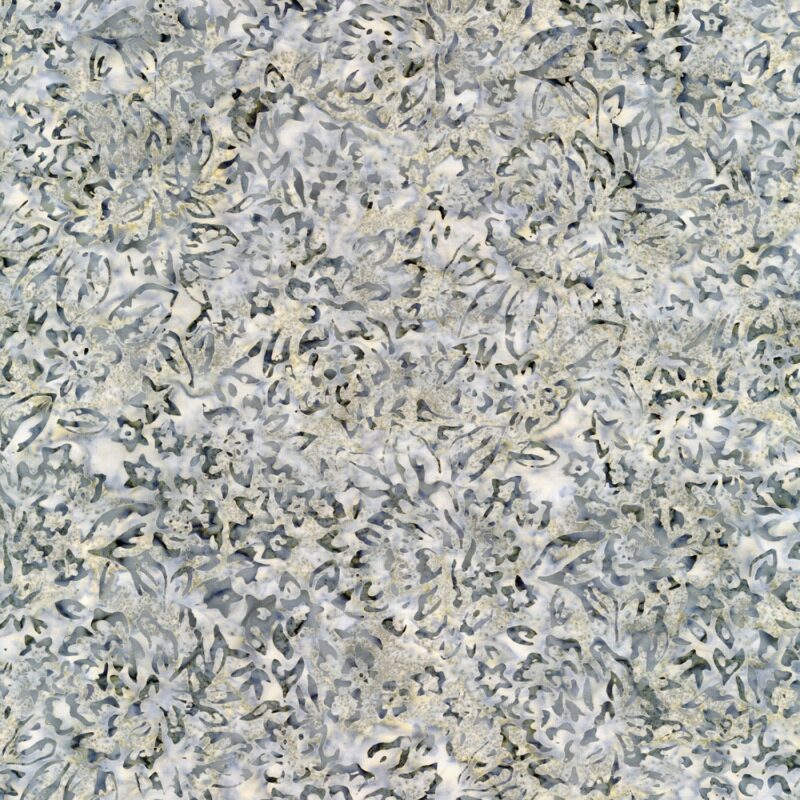 Timeless Treasures - XTonga - B8826 Ash - Dancing Jazz Flowers - 108" Wide Back