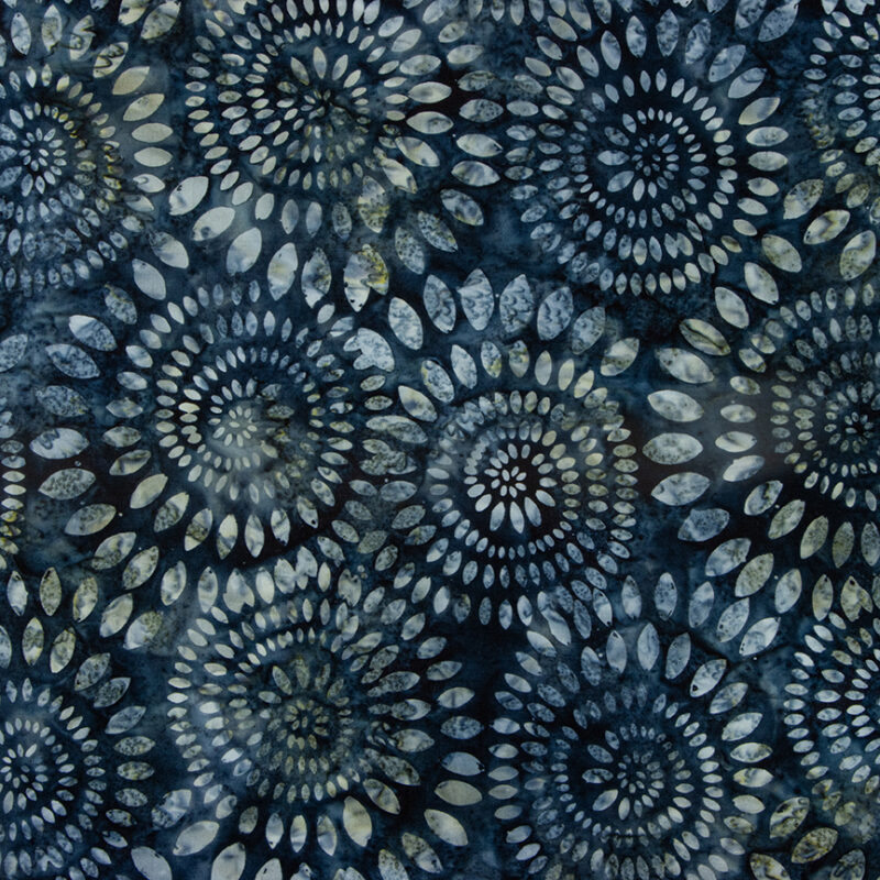 Riley Blake - BT23010-307 Dark Skies - Dahlias Expressions Batik Fabric