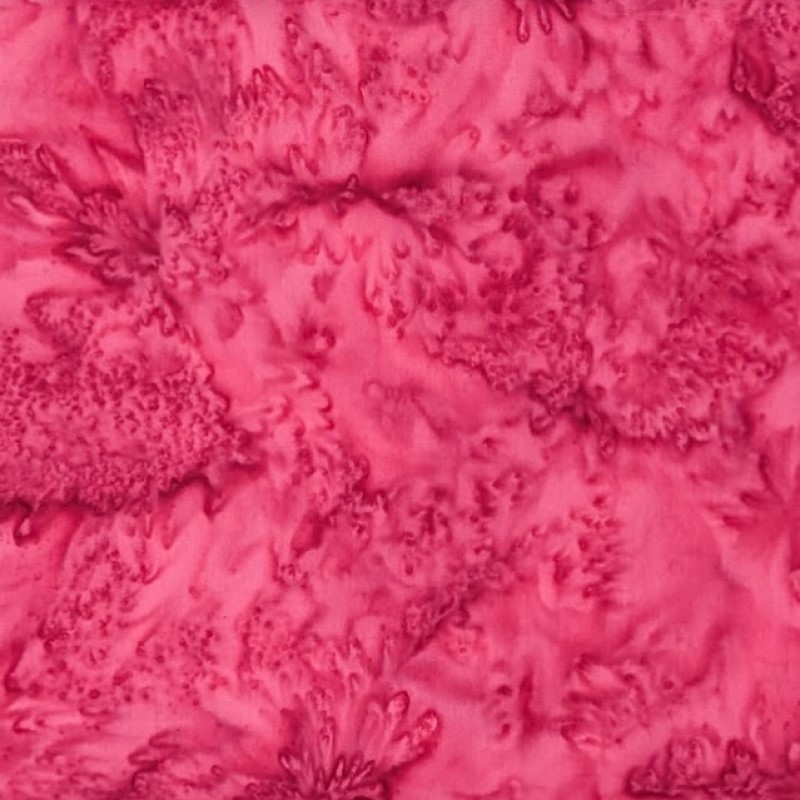 Hoffman California - 1895-97 Raspberry - Watercolor Batik Fabric