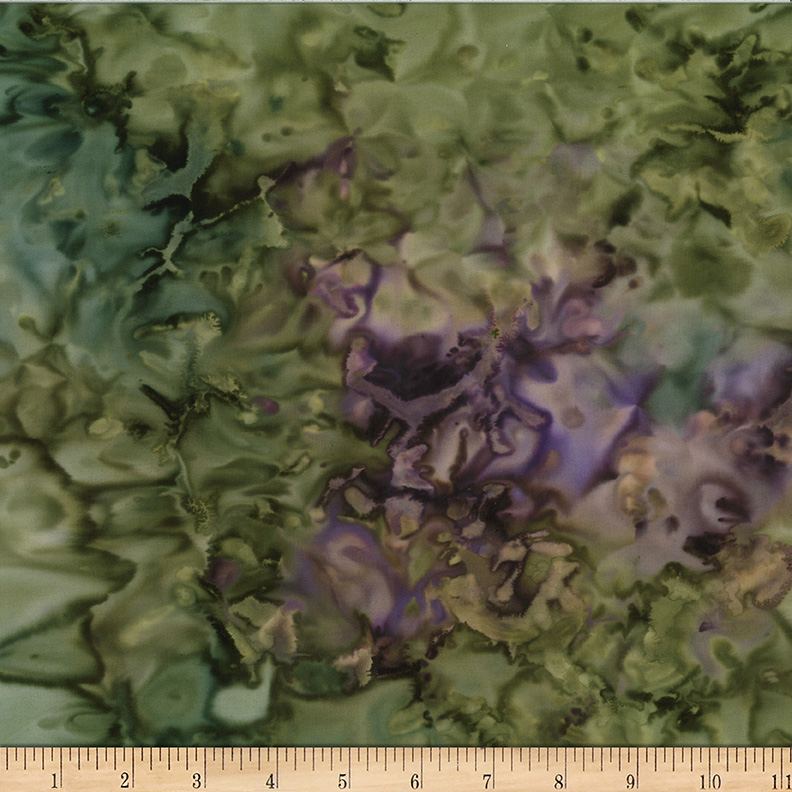 Hoffman California - 839-184 Willow - Mottle Watercolor Batik Fabric