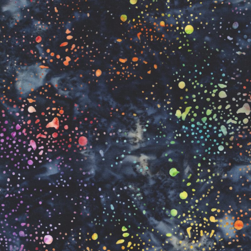 Anthology - 859Q-14 Galactic - Paint Splatter 2.0 - Batik Fabric