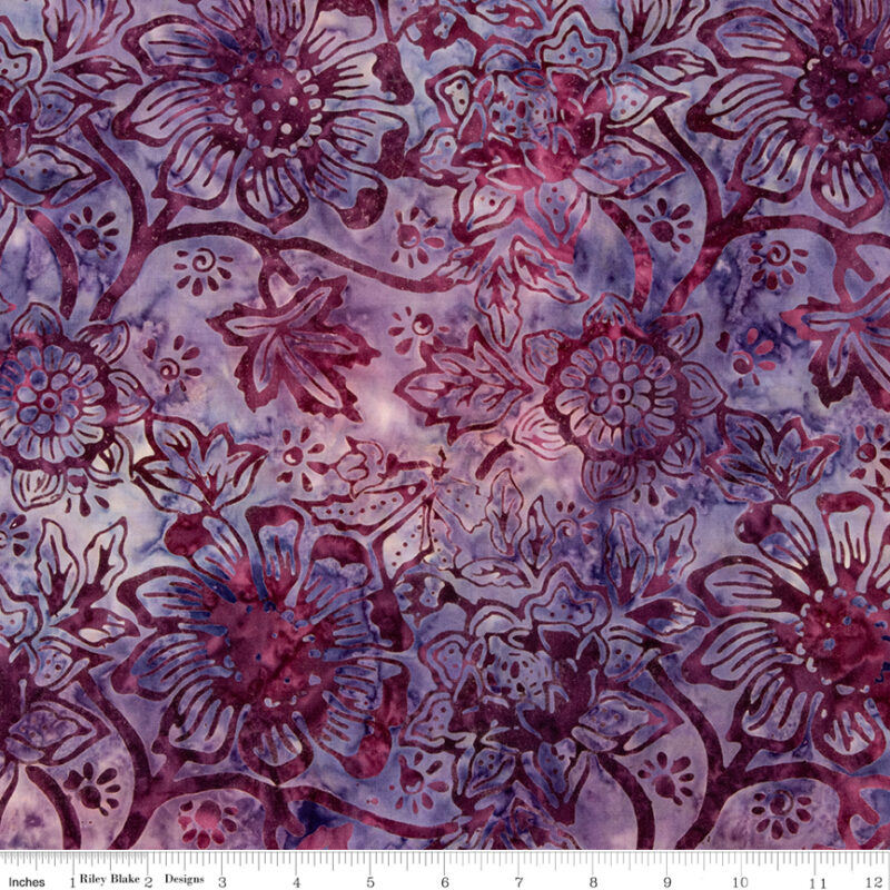 Riley Blake - BT23020-185 Mountain's Majesty - Frozen Grapes - Batik Fabric - Image 2