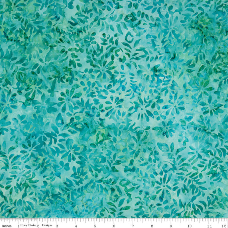 Riley Blake - BT23025-273 Misty Teal - Frozen Grapes - Batik Fabric - Image 2