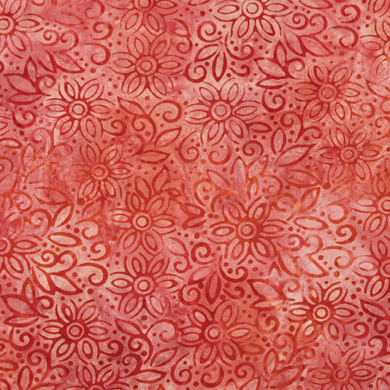 Riley Blake - BTAP1196 Strawberry Ice - That Summer Feelin' - Batik Fabric