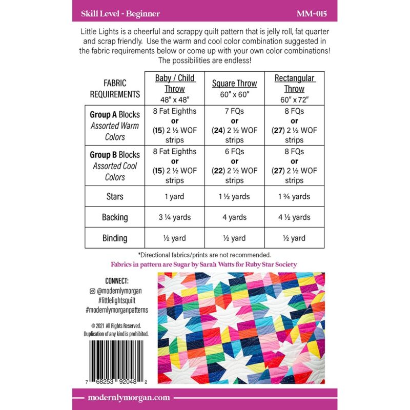 Little Lights Quilt Pattern - Modernly Morgan - Morgan McCollough - Image 2