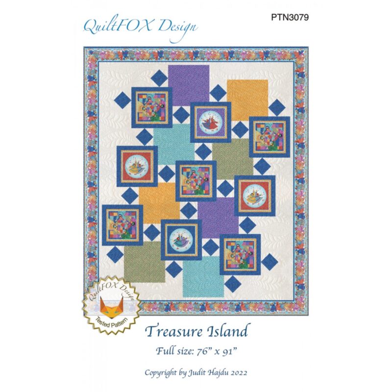 Treasure Island Quilts and Kuspuks Pattern - QuiltFOX Design - Judit Hajdu