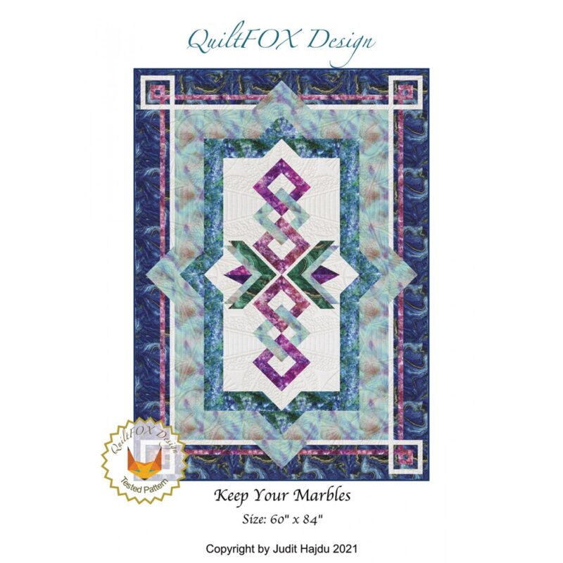 Keep Your Marbles Quilt Pattern - QuiltFOX Design - Judit Hajdu
