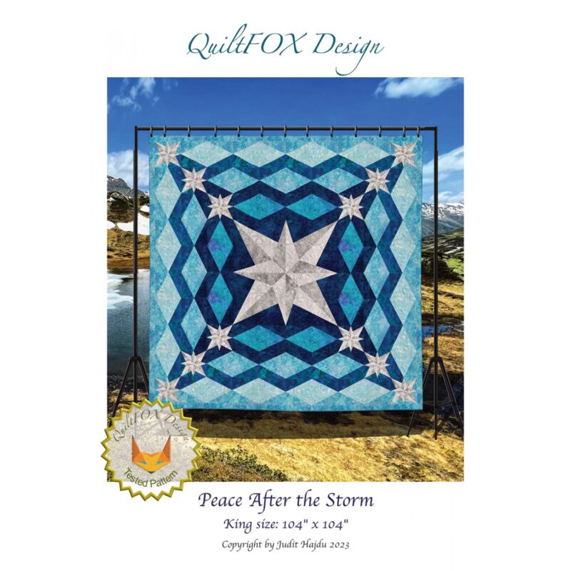 Peace After the Storm Quilt Pattern - QuiltFOX Design - Judit Hajdu