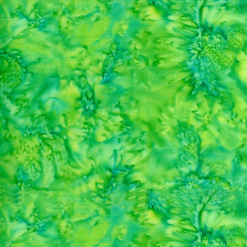 Hoffman California - 1895-71 Lime - Watercolor Batik Fabric