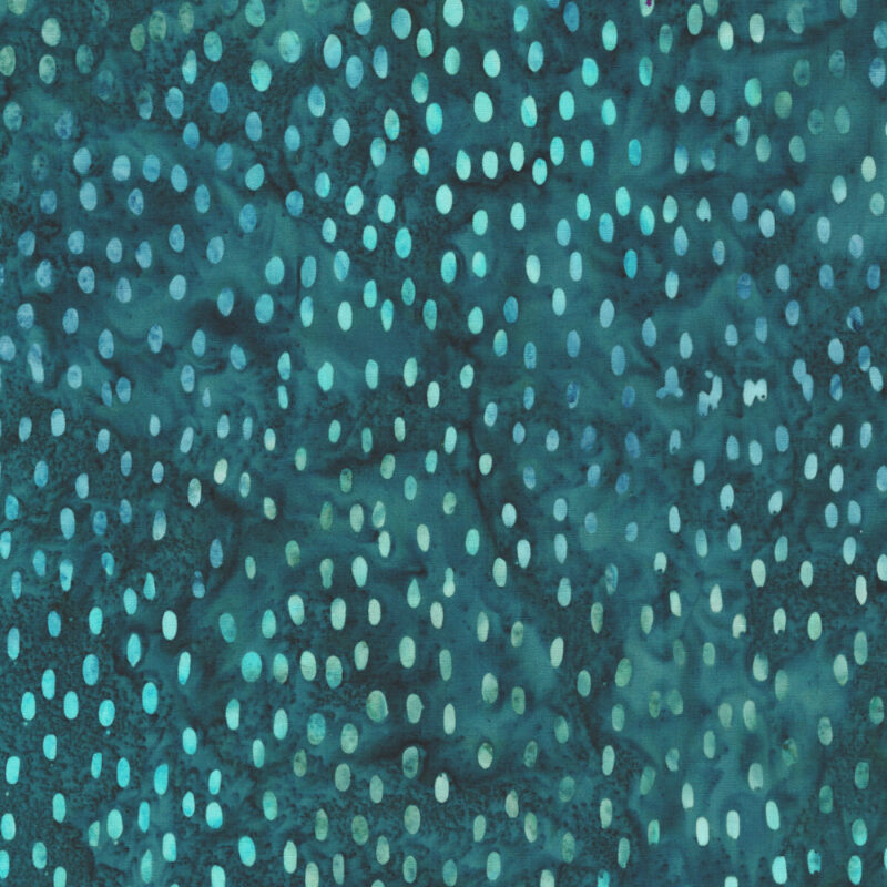 Anthology - 2690Q-X Teal Dashes - Juniper - Batik Fabric