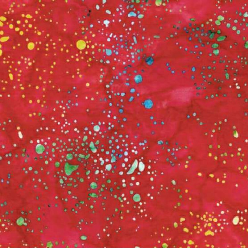 Anthology - 859Q-1 Primary - Paint Splatter 2.0 - Batik Fabric