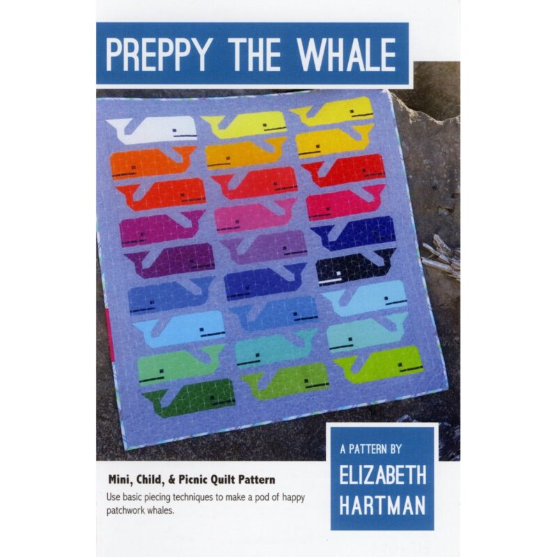 Preppy the Whale Quilt Pattern - Elizabeth Hartman