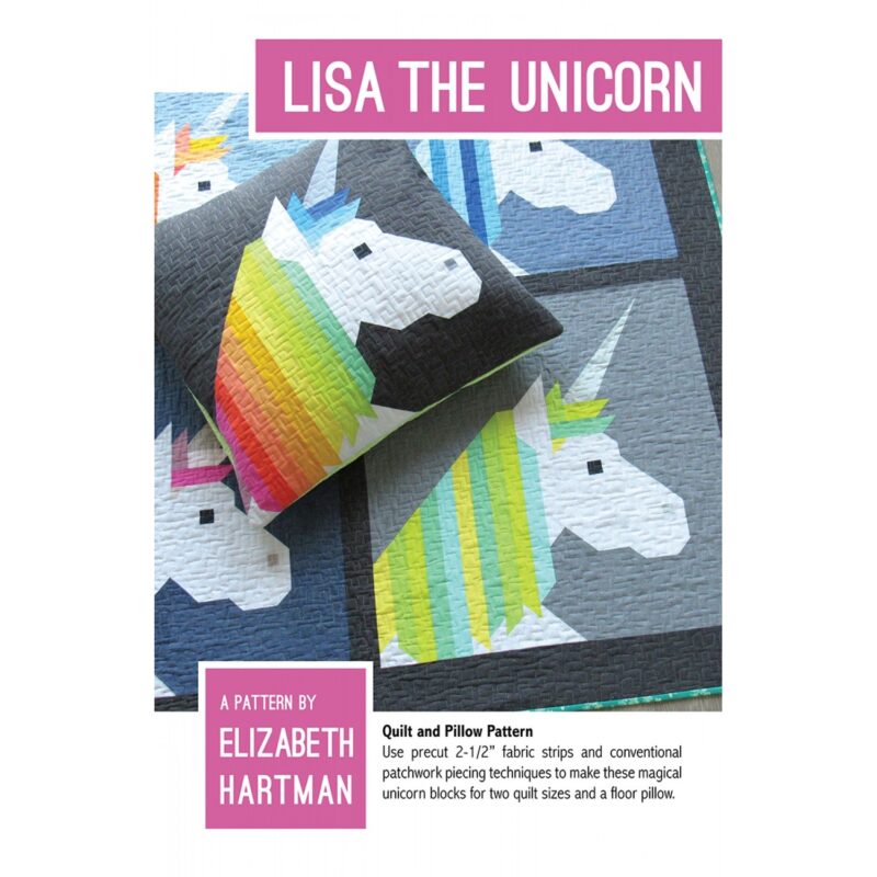 Lisa the Unicorn Quilt Pattern - Elizabeth Hartman