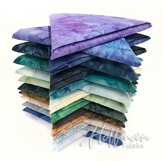 Hoffman California - McKenna Ryan 1895 Signature Palette Fat Quarter Bundle - 20 Batik Fabrics