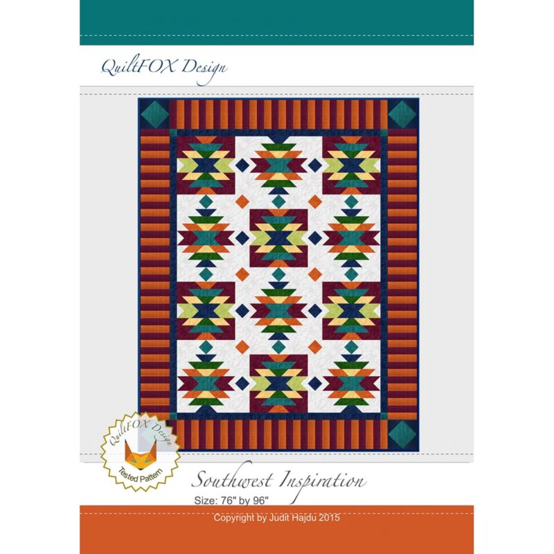 Southwest Inspiration Quilt Pattern - QuiltFOX Design - Judit Hajdu