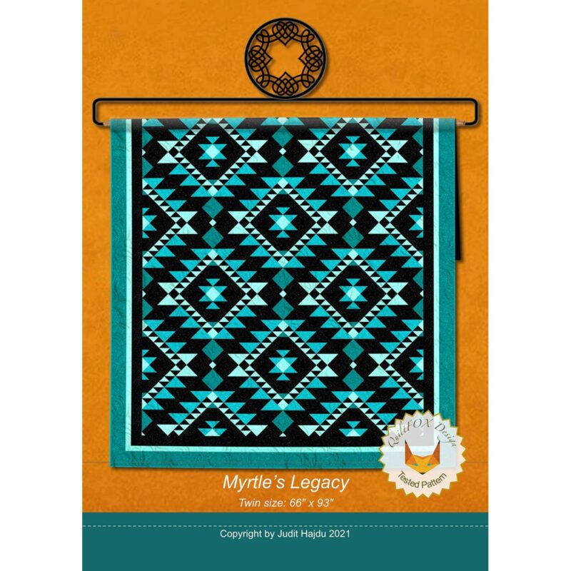 Myrtle's Legacy Quilt Pattern - QuiltFOX Design - Judit Hajdu