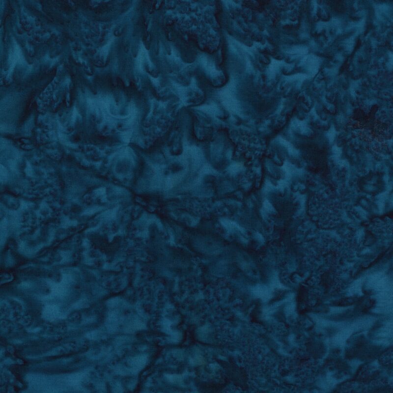 Anthology - 100Q-2050 Navy Blue - Lava Solids - Batik Watercolor Fabric