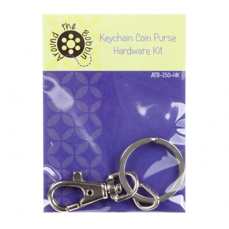 Keychain Coin Purse Hardware Kit - Around The Bobbin - Lisa Amundson