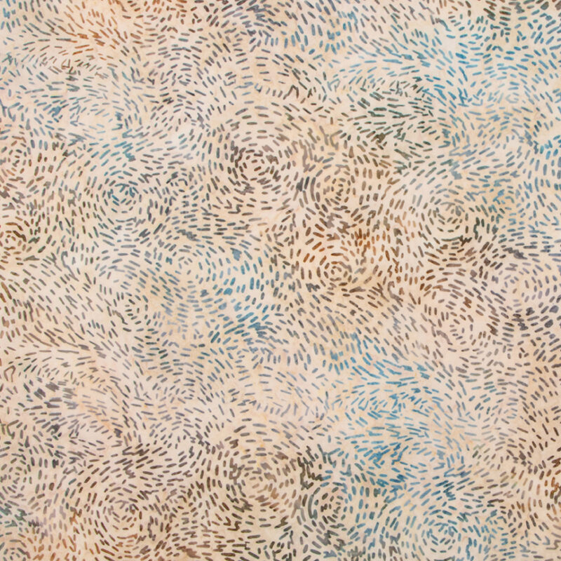 Riley Blake - BTAP1228 Sand - Bayou Blues - Batik Fabric