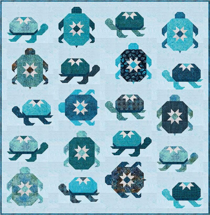 Turtle Migration Quilt Pattern - Bluebird Patterns - Riley Blake Designs - Image 3